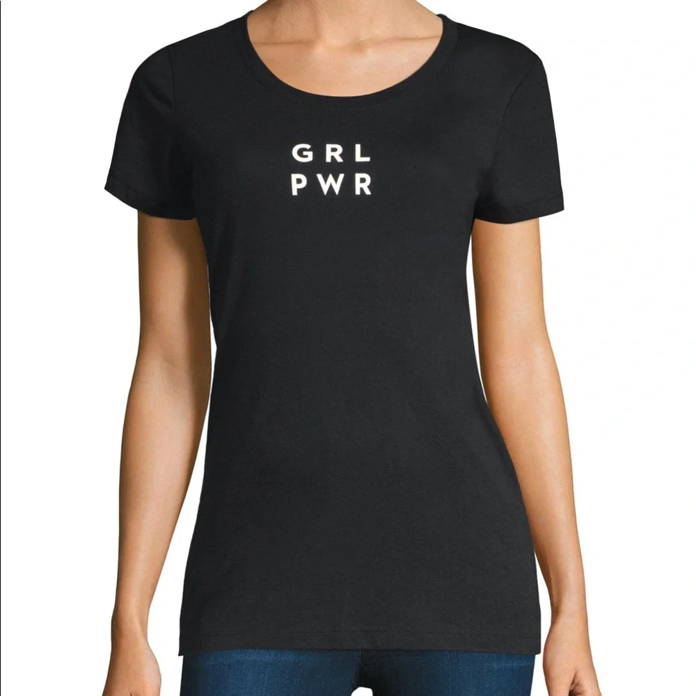NEW Milly + Girls inc GRL PWR Collab Tee M/L - Picture 4 of 5